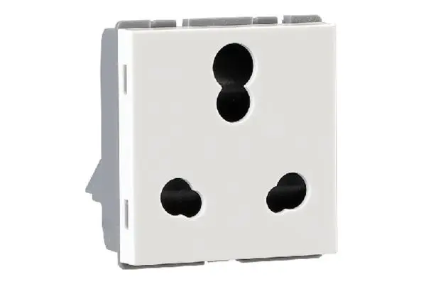16A 5Pin Socket Havells REO White