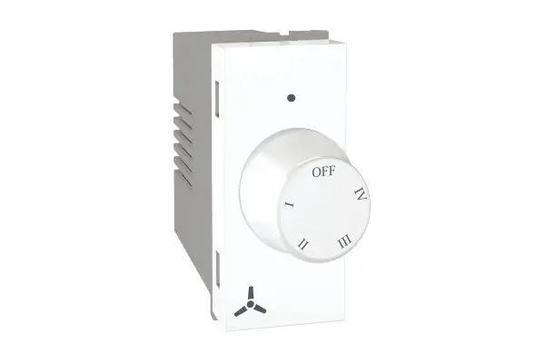 1M 4Step Fan Regulator Havells REO White