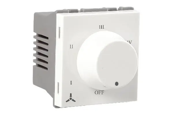 2M 5Step Fan Regulator Havells REO White