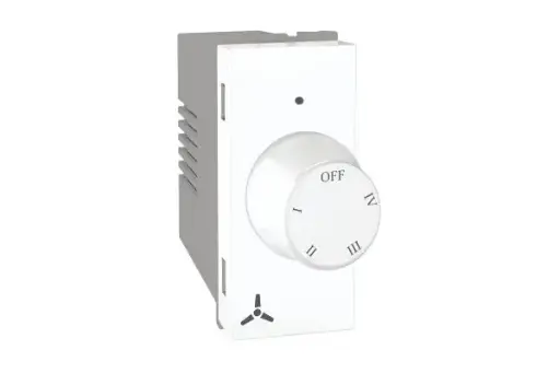 1M 4Step Fan Regulator Havells REO White